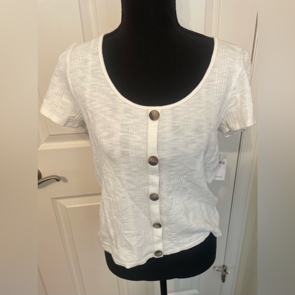 AEO Ribbed Crop Top